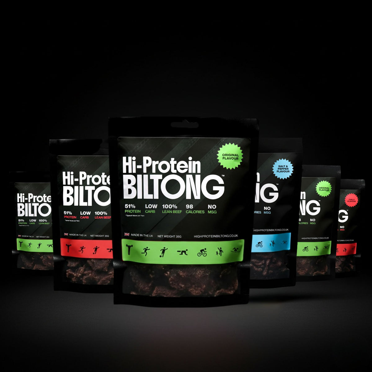 Biltong Mixed Selection (7x 35g)