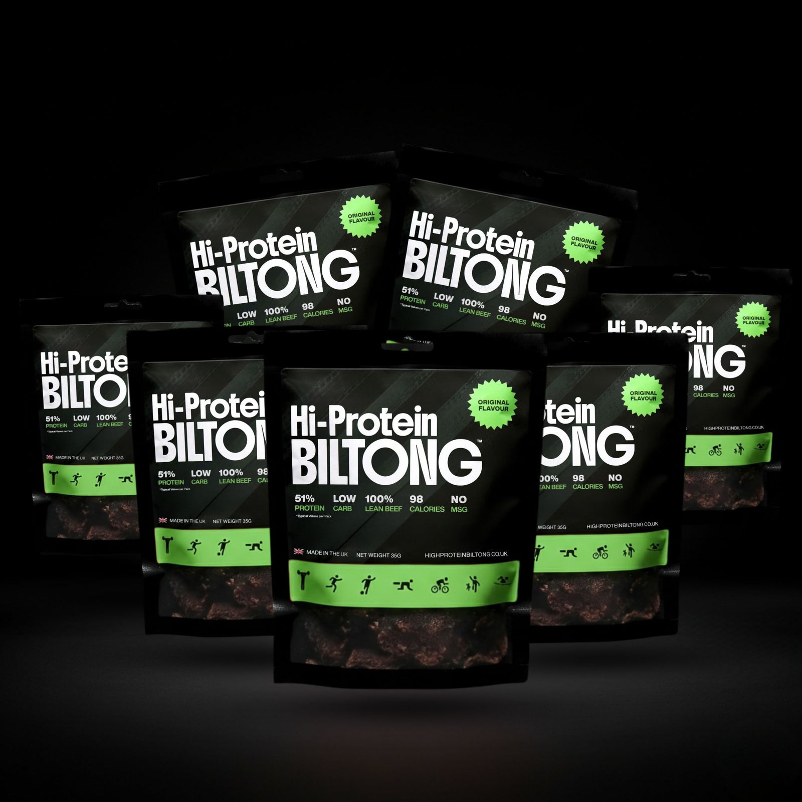 Original Beef Biltong 7x 35g Pack