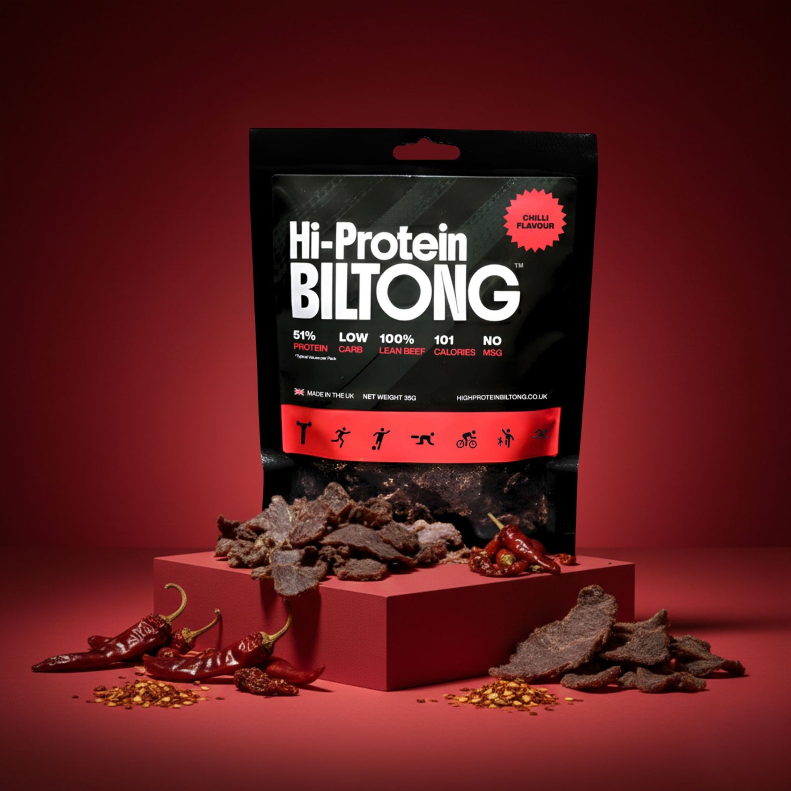 Chilli Biltong 7x 35g Pack