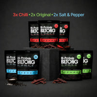 The Mixed Biltong Gym Pack (7x35g)