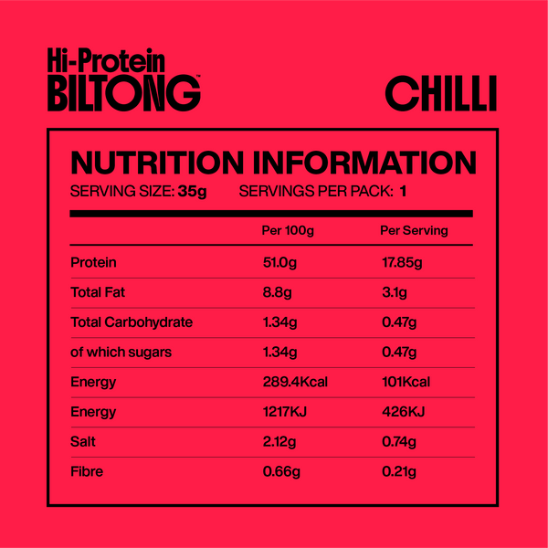 Chilli Flavour 7x 35g Pack