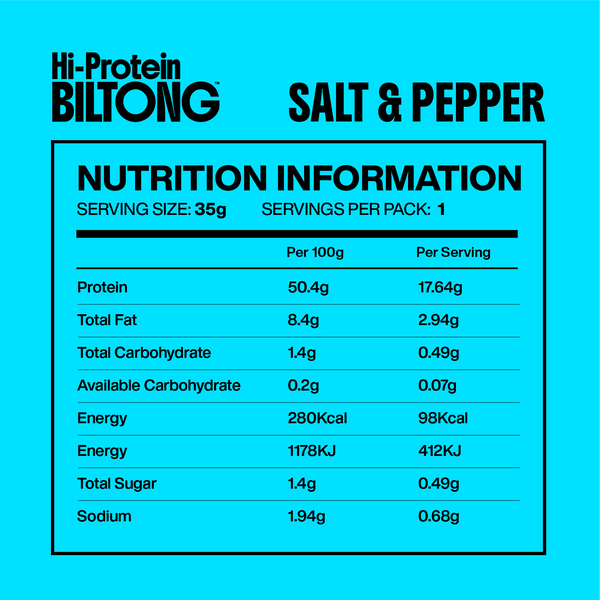 Salt & Pepper 7x 35g Pack