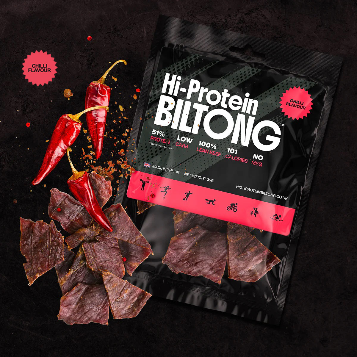 Chilli Flavour 7x 35g Pack