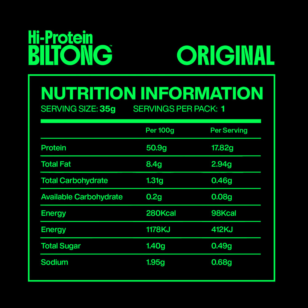 Original Beef Biltong 7x 35g Pack
